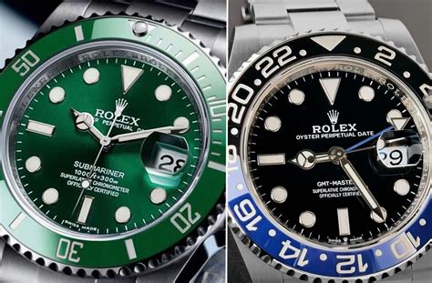 rolex gmt master vs submariner|rolex gmt vs submariner models.